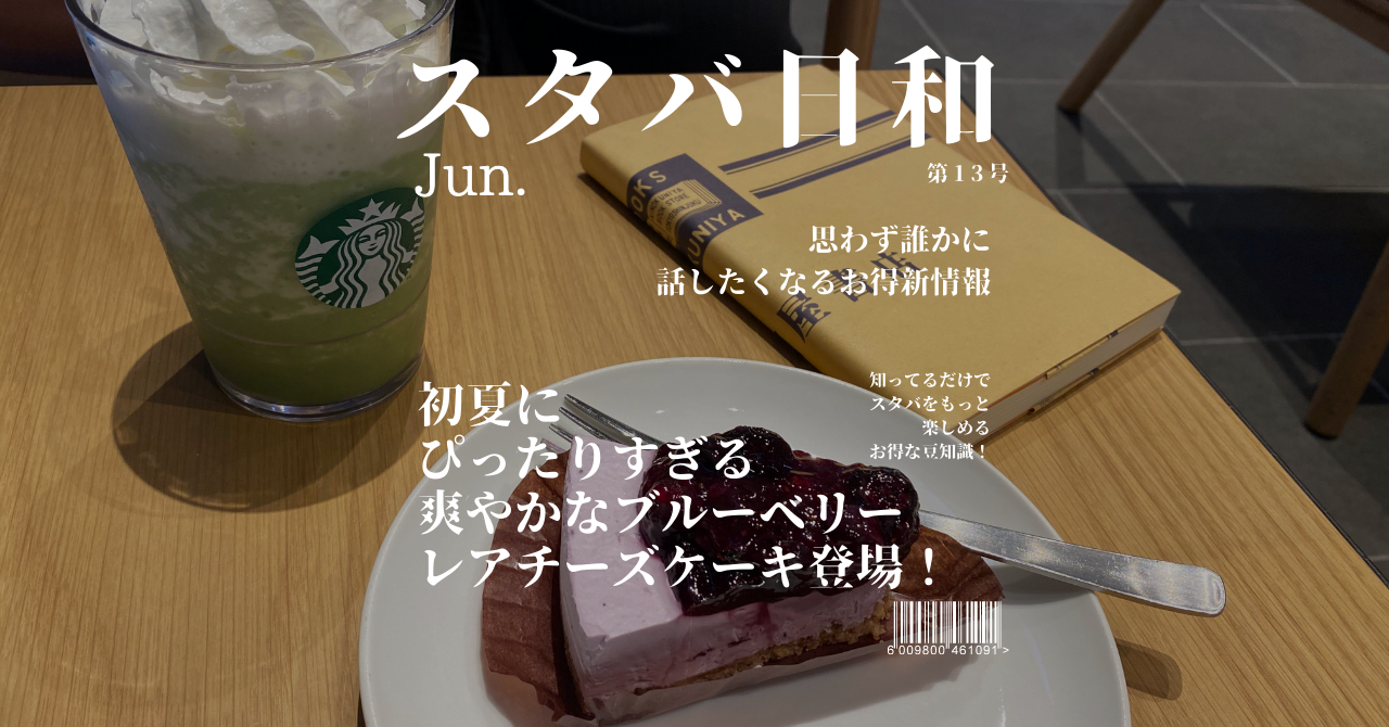 スタバ　ブルーベリーレアチーズケーキ